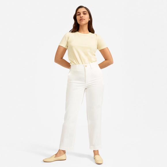 Everlane The Chino in Buttersoft White Base - Picture 1 of 9